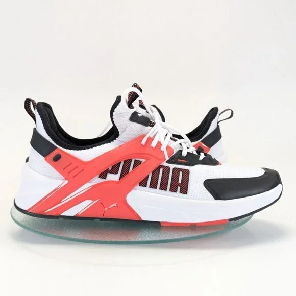 PUMA MMS Pacer Future Mens 11.5 White Black Red Athletic Sneakers - Picture 7 of 9